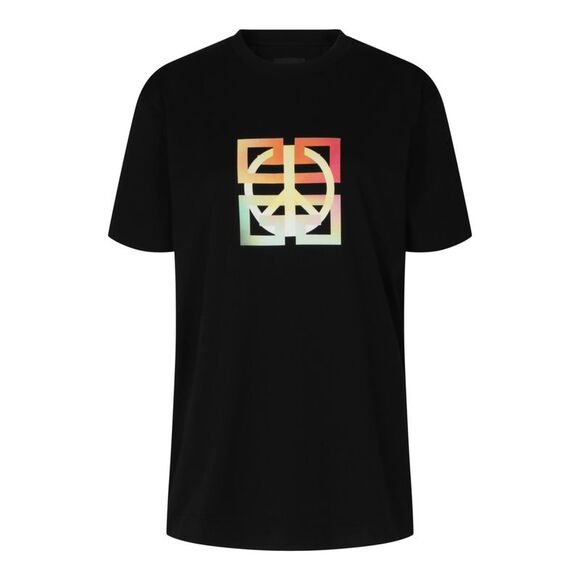 Givenchy 4G Peace Logo Graphic T-Shirt Multi Womens